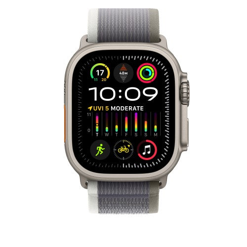 Apple 49mm Green/Grey Trail Loop - M/L