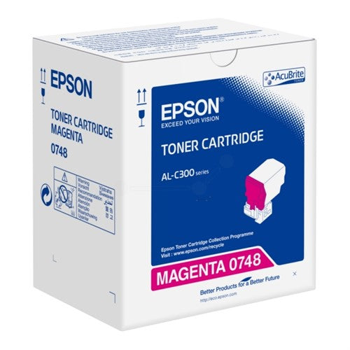Epson C13S050748/0748 Toner-kit magenta, 8.8K pages for Epson AL-C 300