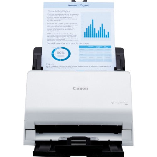 Canon imageFORMULA R30 ADF + Sheet-fed scanner 600 x 600 DPI A4 White