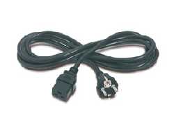 APC Power Cord, C19 to CEE/7 Schuko, 2.5m