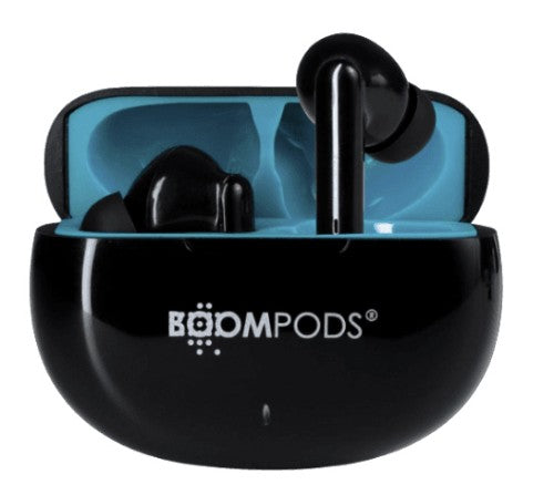 Boompods SKIM Headset True Wireless Stereo (TWS) In-ear Calls/Music Bluetooth Black