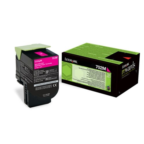Lexmark 70C20M0/702M Toner-kit magenta return program, 1K pages ISO/IEC 19798 for Lexmark CS 310/510