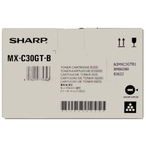 Sharp MXC-30GTB Toner-kit black, 6K pages ISO/IEC 19752 for Sharp MX-C 250 F