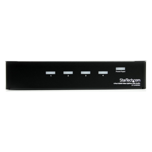 StarTech.com 4-port HDMI splitter and signal amplifier
