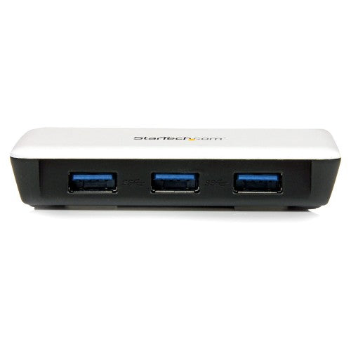 StarTech.com USB 3.0 to Gigabit Ethernet NIC Network Adapter with 3 Port Hub - White