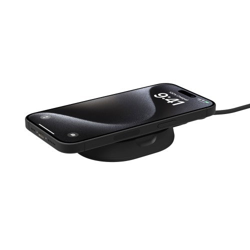 Belkin WIA008MYBK mobile device charger Headphones, Smartphone Black AC Wireless charging Fast charging Indoor