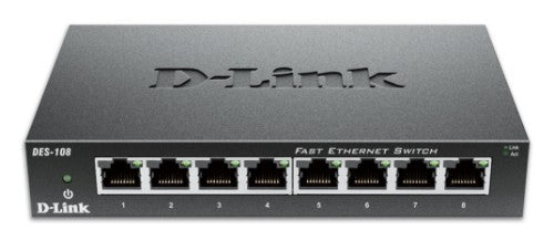 D-Link 8-Port Fast Ethernet Unmanaged Desktop Switch
