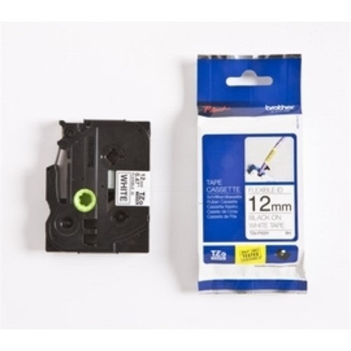 Brother TZE-FX231 DirectLabel black on white Laminat 12mm x 8m for Brother P-Touch TZ 3.5-18mm/6-12mm/6-18mm/6-24mm/6-36mm