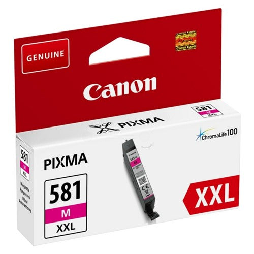 Canon 1996C001/CLI-581MXXL Ink cartridge magenta extra High-Capacity, 760 pages ISO/IEC 19752 367 Photos 11.7ml for Canon Pixma TS 6150/8150