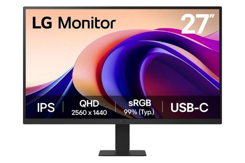 LG 27'' QHD Monitor computer monitor 68.6 cm (27") 2560 x 1440 pixels Quad HD Black