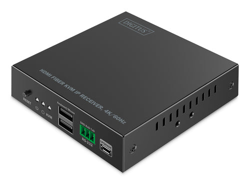 Digitus HDMI Fiber KVM IP Receiver, 4K/60Hz