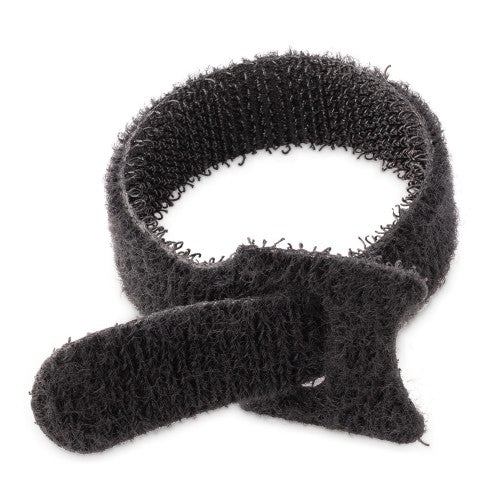 StarTech.com 6in Hook and Loop Cable Ties - 50 Pack - Black - Reusable Cable Straps - Adjustable and Flexible - Cord Organizer Tie/Wraps for Cable Management - Wire Loop Ties