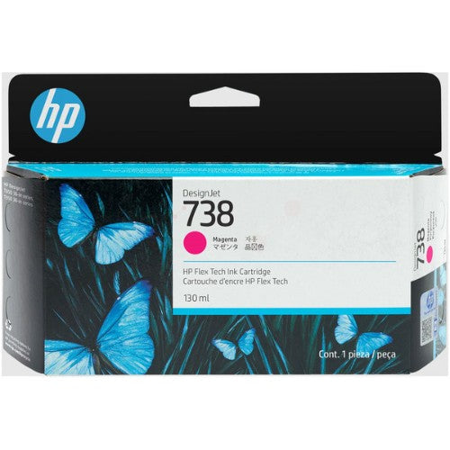 HP 498N6A/738 Ink cartridge magenta 130ml for HP DesignJet T 850