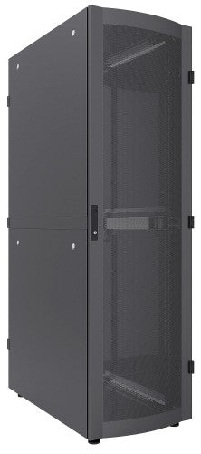 Intellinet 19" Server Cabinet - Free Standing, 42U, 600x1200mm (width x depth), Black, Flatpack, Max 1500kg, Multi-Point Door Lock, One Lock Per Side Panel, Usable Depth 123 to 973mm, IP20 rated, Rack, Steel