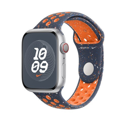 Apple 45mm Blue Flame Nike Sport Band - M/L