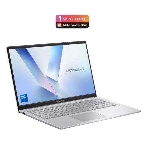ASUS Vivobook 15 X1504VA-BQ2890W Intel Core 5 120U Laptop 39.6 cm (15.6") Full HD 8 GB DDR4-SDRAM 512 GB SSD Wi-Fi 6 (802.11ax) Windows 11 Home Silver