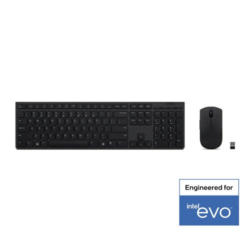 Lenovo 4X31K03931 keyboard Mouse included RF Wireless + Bluetooth US English Black