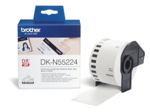 Brother DK-N55224 DirectLabel Etikettes white 54mm x 30,48m for Brother P-Touch QL/700/800/QL 12-102mm/QL 12-103.6mm