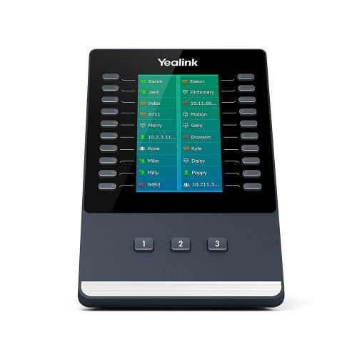 Yealink EXP50 IP add-on module Black, Grey 23 buttons