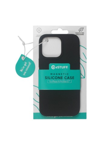 eSTUFF ES67150008 mobile phone case 17 cm (6.7") Cover Black