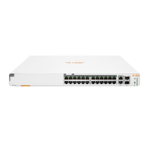 HPE Aruba Networking Aruba Instant On 1960 24G 20p Class4 4p Class6 PoE 2XGT 2SFP+ 370W Managed L2+ Gigabit Ethernet (10/100/1000) Power over Ethernet (PoE) 1U