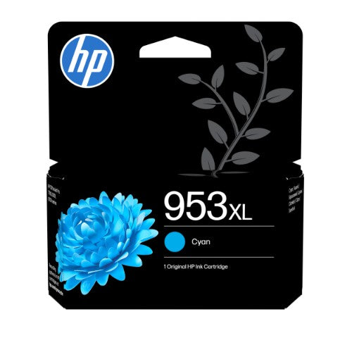 HP F6U16AE/953XL Ink cartridge cyan high-capacity, 1.45K pages 18ml for HP OfficeJet Pro 7700/8210/8710
