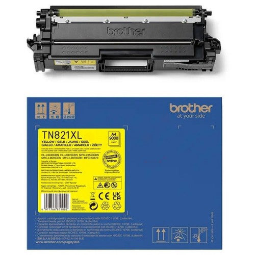 Brother TN-821XLY Toner-kit yellow, 9K pages ISO/IEC 19752 for Brother HL-L 9430