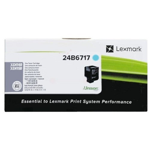 Lexmark 24B6717 Toner-kit cyan, 13K pages ISO/IEC 19752 for Lexmark XC 4150