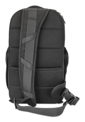 Manhattan Amsterdam Sling Backpack 13.3", Anti Theft, Black, Top Load Backpack, Carrier with Single Shoulder Strap for Notebooks and Tablets up to 13.3", Premium Padding, Front and Multiple Interior Pockets, Water-Resistant, Three Year Warranty