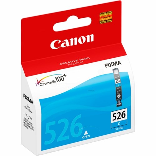 Canon 4541B001/CLI-526C Ink cartridge cyan, 462 pages ISO/IEC 24711 9ml for Canon Pixma IP 4850/MG 5350/MG 6150/MG 6250/MX 885