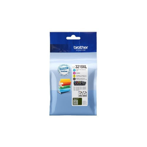 Brother LC-3219XLVALDR Ink cartridge multi pack Bk,C,M,Y Blister 3000pg + 3x1500pg Pack=4 for Brother MFC-J 5330