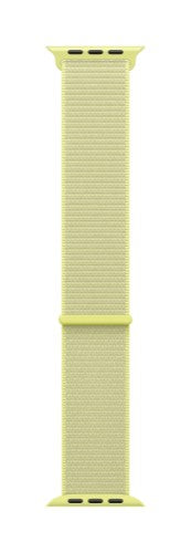 Apple MFFF4ZM/A smart wearable accessory Band Yellow Nylon, Recycled polyester, Spandex
