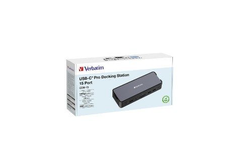 Verbatim CDS-15 Wired USB 3.2 Gen 1 (3.1 Gen 1) Type-C Black, Grey