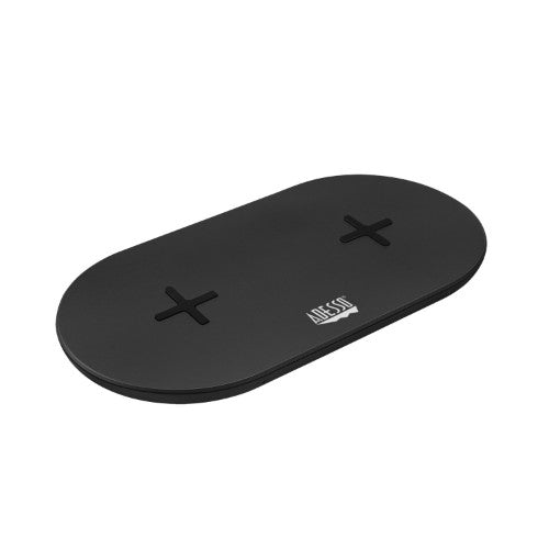 Adesso AUH-1040 mobile device charger Headset, Smartphone, Smartwatch Black USB Wireless charging Fast charging Indoor