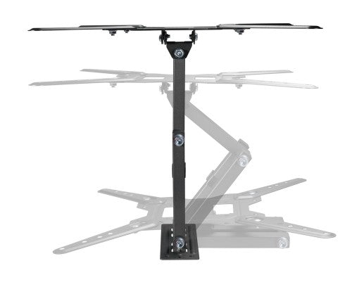 Manhattan Wall Mount for TV & Monitors (Full Motion), For screens 32" to 55", VESA compatability: all between 100x100mm and 400x400mm - check the dimensions of the four mounting holes on back of screen to ensure it fits, Max 30kg, Black, Bracket