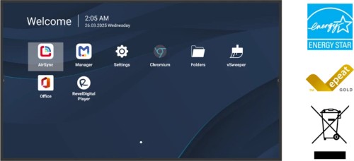 Viewsonic 75" 4K Professional Commercial Display with ProAV Integration