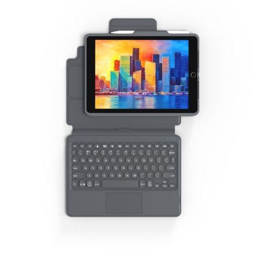 ZAGG Keyboard Pro Keys with Trackpad-Apple-iPad 10.2-Black/Gray-UK
