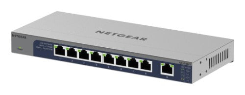 NETGEAR GS108MX-100EUS network switch Unmanaged L2 Gigabit Ethernet (10/100/1000) Desktop/Wall-Mounting