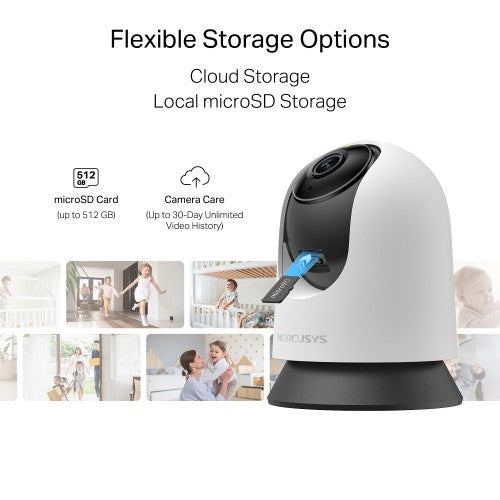 Mercusys MC210 security camera Bulb Indoor 2304 x 1296 pixels Ceiling/Desk