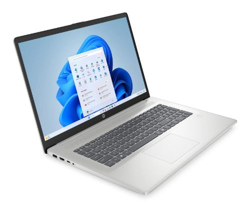 HP 17-cp2008na AMD Ryzen™ 5 7520U Laptop 43.9 cm (17.3") Full HD 8 GB LPDDR5-SDRAM 512 GB SSD Wi-Fi 6 (802.11ax) Windows 11 Home Silver