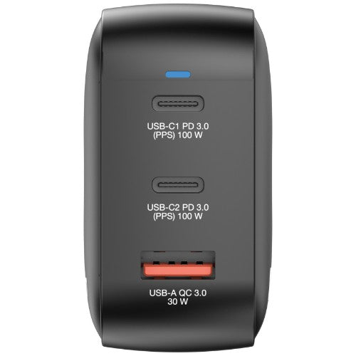 Verbatim GaN Charger 100W Universal Black AC Fast charging Indoor