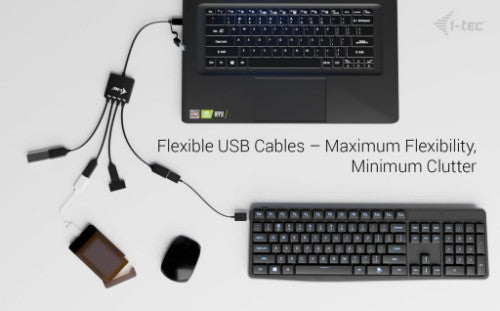 i-tec USB-C/USB-A Cable HUB 4 port (2x USB-C, 2x USB-A)
