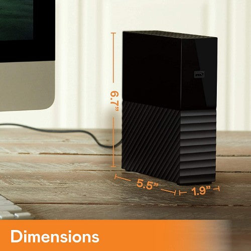 Western Digital My Book external hard drive 6 TB USB 3.2 Gen 1 (3.1 Gen 1) Black