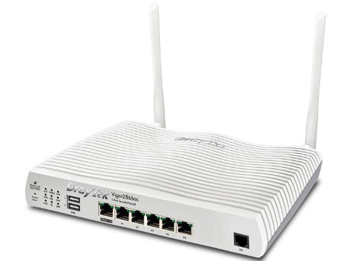 Draytek Vigor 2866AX: Gfast Modem-Firewall wireless router Gigabit Ethernet Dual-band (2.4 GHz / 5 GHz) Grey