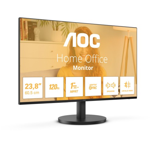 AOC B3 24B3QA2 computer monitor 60.5 cm (23.8") 1920 x 1080 pixels Full HD LED Black
