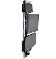 Ergotron LX Series LX Wall Mount System 68.6 cm (27") Black, Silver
