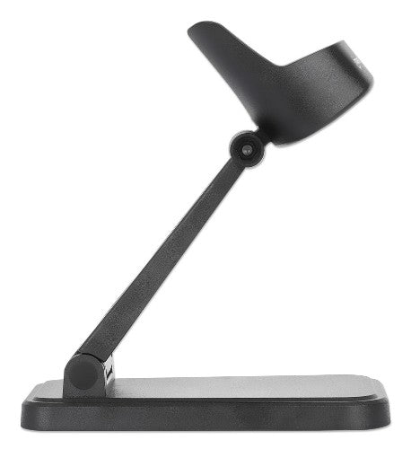 Manhattan Adjustable Barcode Scanner Stand, Height and Angle Adjustable, suitable for barcode scanner products 153997, 154116 and 154185, Black, Lifetime Warranty