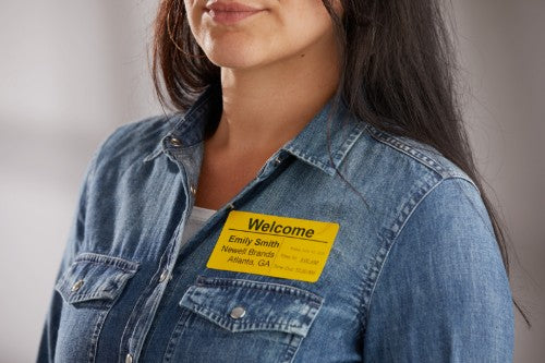 Dymo 2133400 DirectLabel-etikettes yellow 54mm x 101mm 220 pcs for Dymo Etiketten 10cm/LW 550 60mm