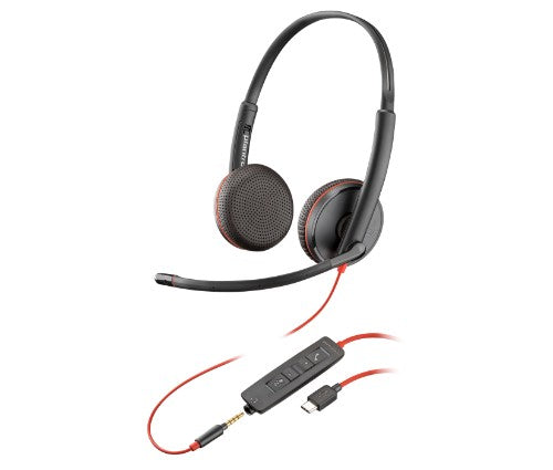 HP Poly Poly Blackwire C3225 Stereo USB-C Headset