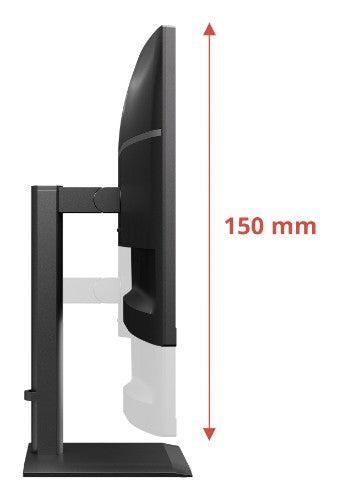 AOC E4 U27E4CV computer monitor 68.6 cm (27") 3840 x 2160 pixels 4K Ultra HD LED Black